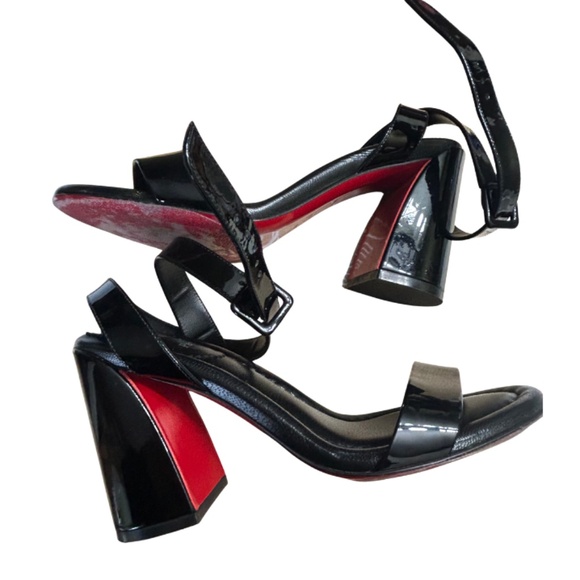 ***3 DAY SALE*** Christian Louboutin Miss Sabina 85 mm Strappy sandals - Black - Picture 7 of 11